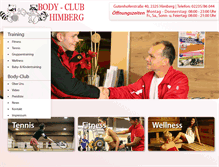 Tablet Screenshot of body-club.at